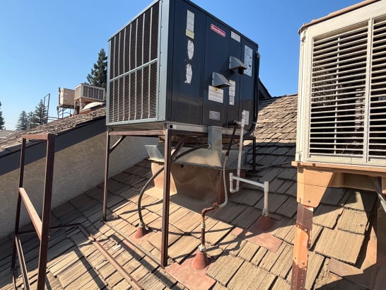 Modern heating and cooling system upgrade in Exeter, CA.
